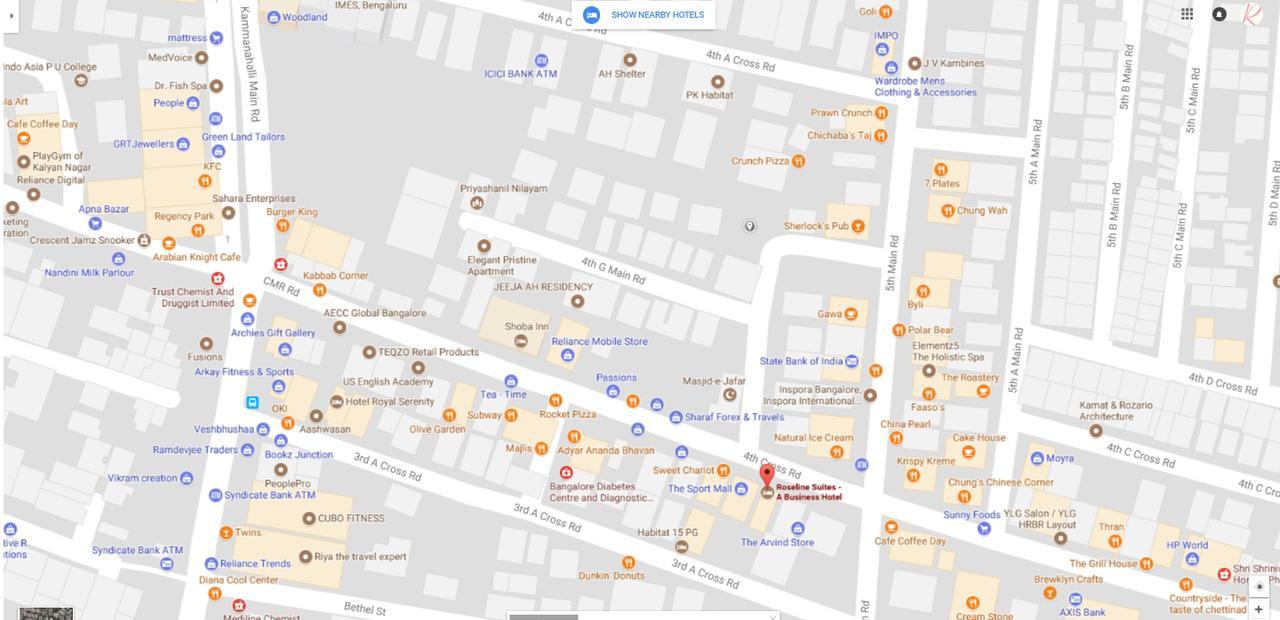 Roseline Suites บังกาลอร์ ภายนอก รูปภาพ